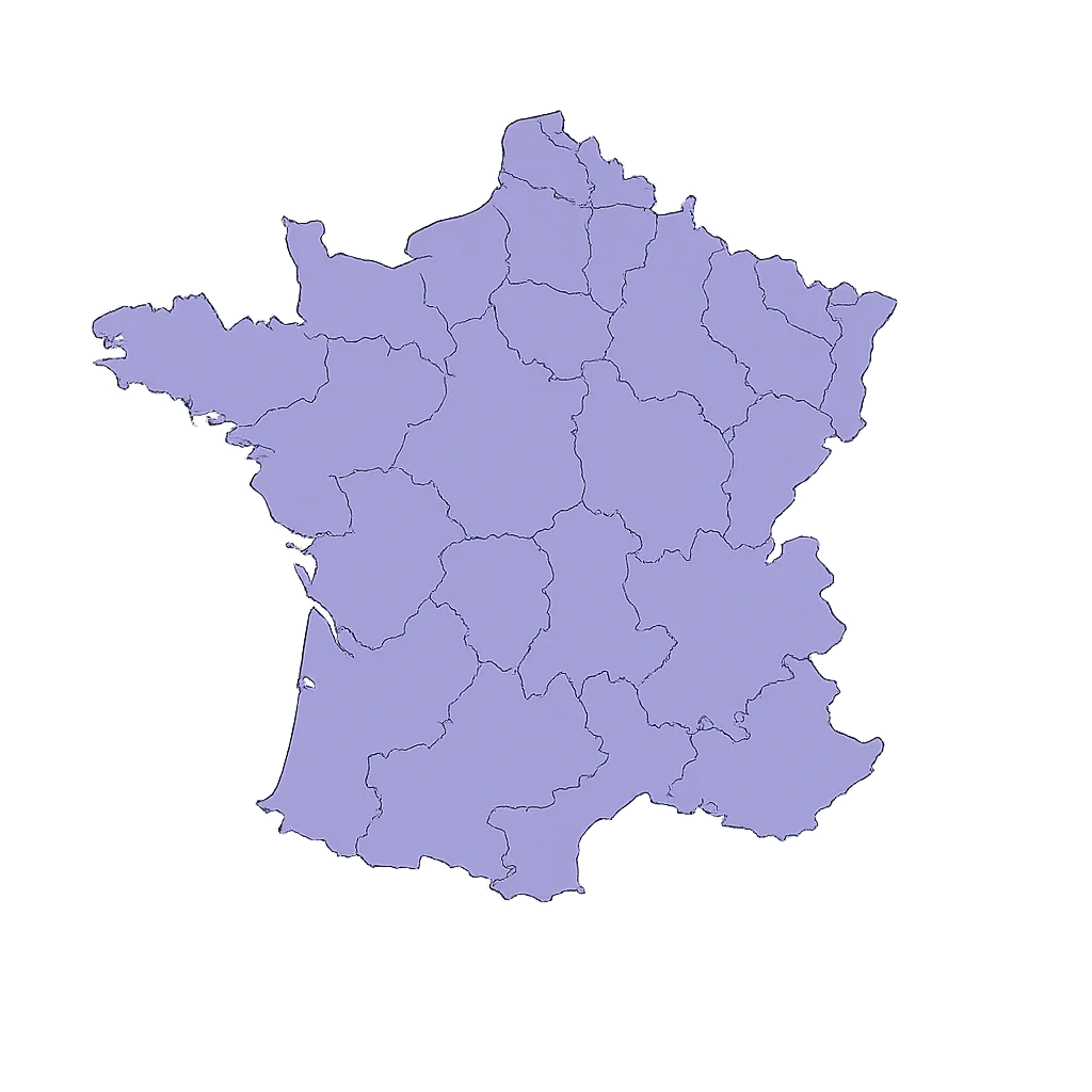 Carte de France — SURELYA